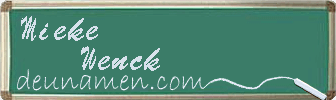 Mieke Wenck Visitenkarte